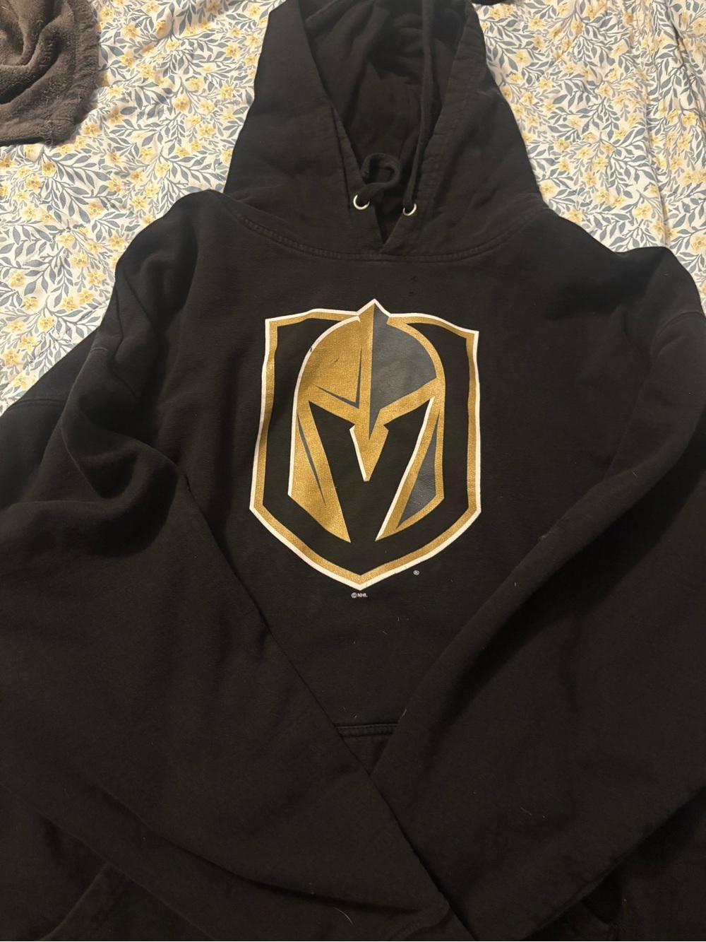 Black Vegas Golden Knights Logo Hoodie - Men Sweater
